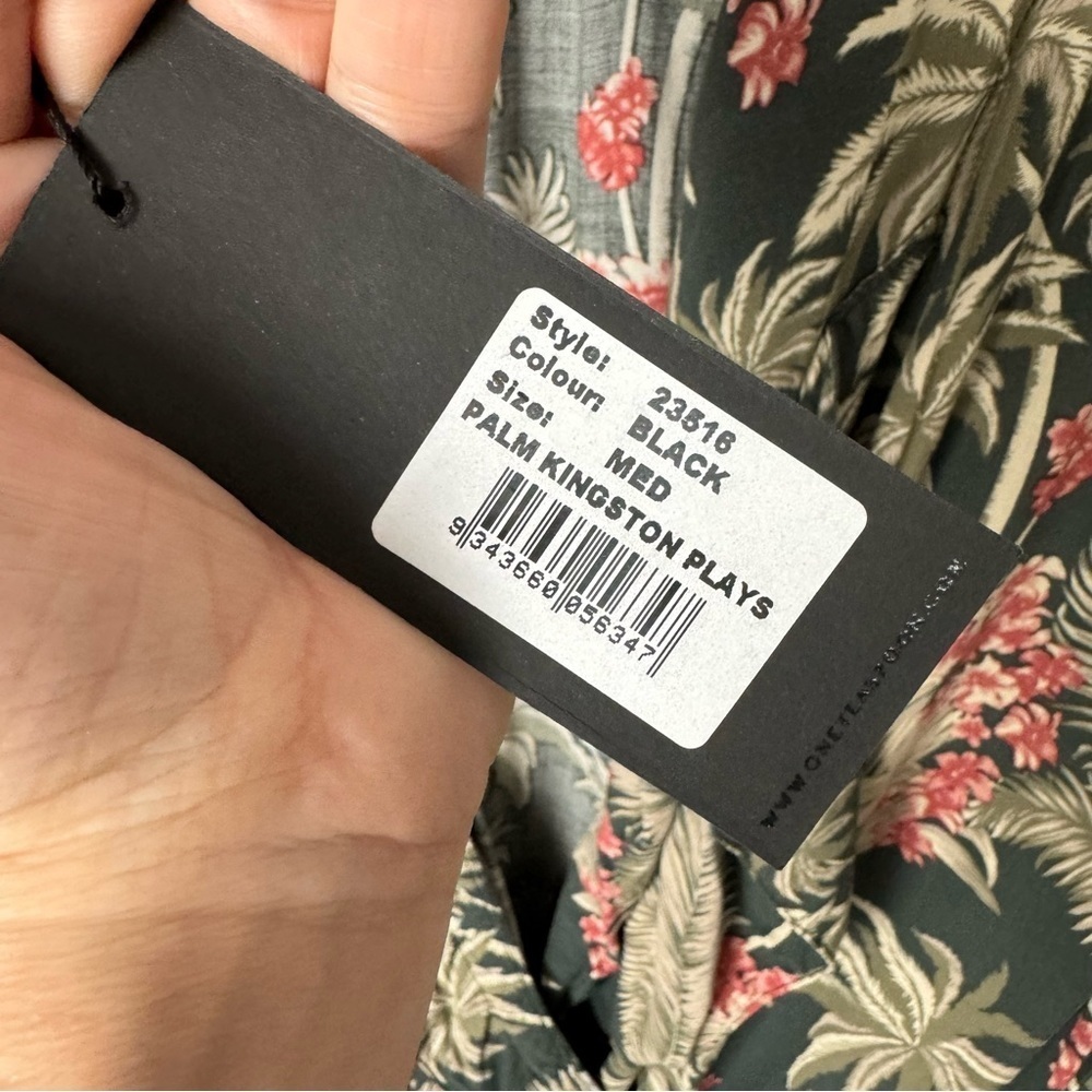 One Teaspoon x Revolve NWT Palm Kingston Tropical Shorts Romper - Picture 8 of 12